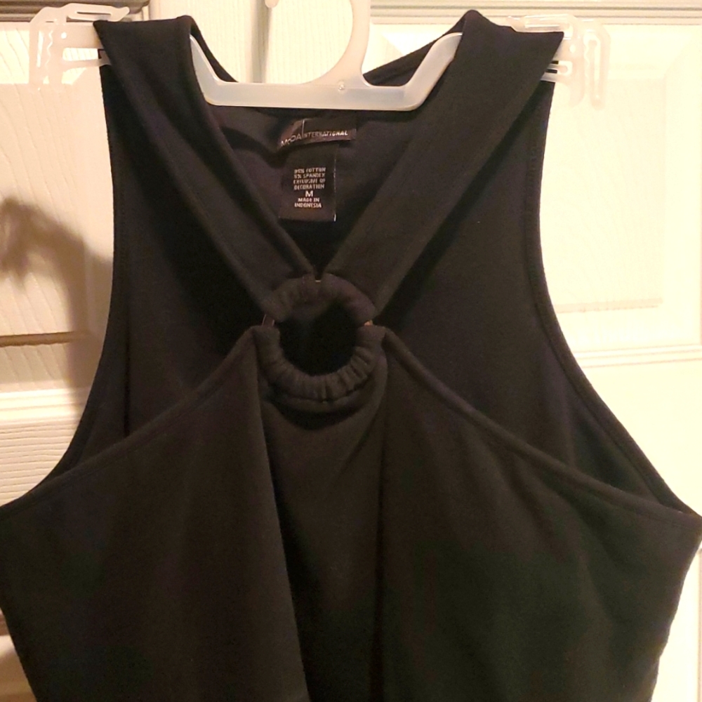 MODA sexy black tank, Medium